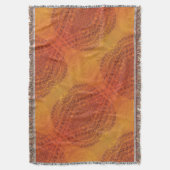Annahme | Red Orange Yellow Boho Medallions Decke (Vorderseite Vertikal)