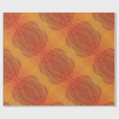 Annahme | Red Orange Yellow Boho Medallions Geschenkpapier (Flach)