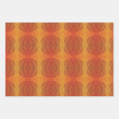 Annahme | Red Orange Yellow Boho Medallions Geschenkpapier Set (Vorderseite 2)