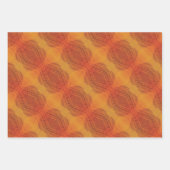 Annahme | Red Orange Yellow Boho Medallions Geschenkpapier Set (Vorderseite 3)