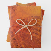 Annahme | Red Orange Yellow Boho Medallions Geschenkpapier Set (Beispiel)