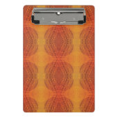 Annahme | Red Orange Yellow Boho Medallions Mini Klemmbrett (Vorderseite)