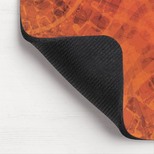 Annahme | Red Orange Yellow Boho Medallions Mousepad (Ecke)