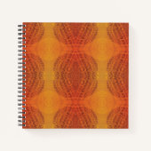 Annahme | Red Orange Yellow Boho Medallions Notizblock (Vorderseite)