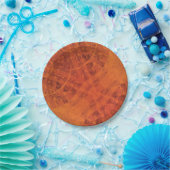 Annahme | Red Orange Yellow Boho Medallions Pappteller (Party)