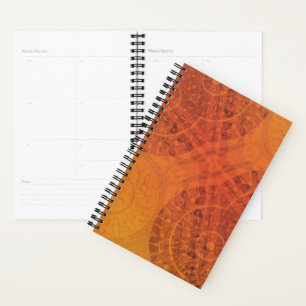 Annahme   Red Orange Yellow Boho Medallions Planer