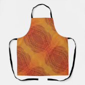 Annahme | Red Orange Yellow Boho Medallions Schürze (Vorderseite)