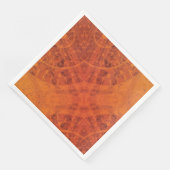 Annahme | Red Orange Yellow Boho Medallions Serviette (Ecke)