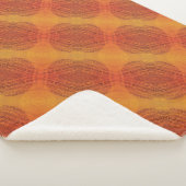 Annahme | Red Orange Yellow Boho Medallions Sherpadecke (3/4)