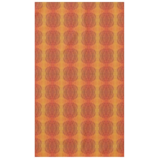 Annahme | Red Orange Yellow Boho Medallions Tischdecke (Vorderseite)