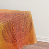 Annahme | Red Orange Yellow Boho Medallions Tischdecke (Beispiel)