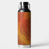 Annahme | Red Orange Yellow Boho Medallions Trinkflasche (Vorderseite)
