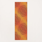 Annahme | Red Orange Yellow Boho Medallions Yogamatte (Vorderseite)
