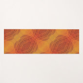 Annahme | Red Orange Yellow Boho Medallions Yogamatte (Vorderseite (Horizontal))