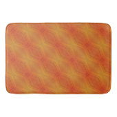 Annahme | Red Orange Yellow Shibori Muster Badematte (Vorderseite)