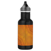 Annahme | Red Orange Yellow Shibori Muster Edelstahlflasche (Rechts)