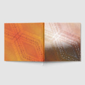 Annahme | Red Orange Yellow Shibori Muster Gästebuch (Voll)