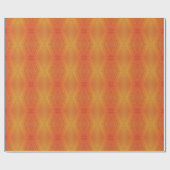 Annahme | Red Orange Yellow Shibori Muster Geschenkpapier (Flach)