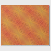Annahme | Red Orange Yellow Shibori Muster Geschenkpapier (Flach)