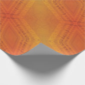 Annahme | Red Orange Yellow Shibori Muster Geschenkpapier (Ecke)