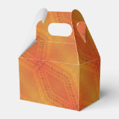 Annahme | Red Orange Yellow Shibori Muster Geschenkschachtel (Vorderseite)