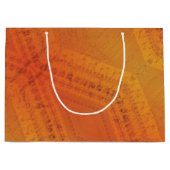 Annahme | Red Orange Yellow Shibori Muster Große Geschenktüte (Vorderseite)