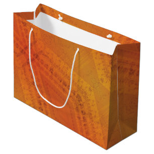 Annahme   Red Orange Yellow Shibori Muster Große Geschenktüte