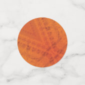 Annahme | Red Orange Yellow Shibori Muster Konfetti (Klein Vorderseite)