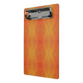 Annahme | Red Orange Yellow Shibori Muster Mini Klemmbrett (Gewinkelt2)