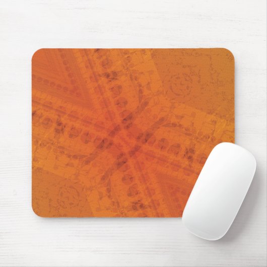 Annahme | Red Orange Yellow Shibori Muster Mousepad (Mit Mouse)