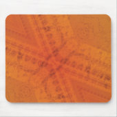 Annahme | Red Orange Yellow Shibori Muster Mousepad (Vorne)