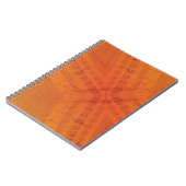 Annahme | Red Orange Yellow Shibori Muster Notizblock (Linke Seite)