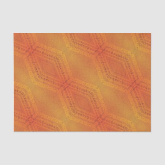 Annahme | Red Orange Yellow Shibori Muster Seidenpapier (Vorderseite)