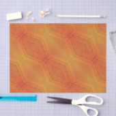 Annahme | Red Orange Yellow Shibori Muster Seidenpapier (Handwerk)