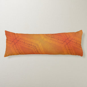 Annahme   Red Orange Yellow Shibori Muster Seitenschläferkissen