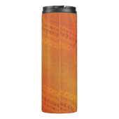 Annahme | Red Orange Yellow Shibori Muster Thermosbecher (Rückseite)