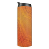 Annahme | Red Orange Yellow Shibori Muster Thermosbecher (Nach rechts gedreht)