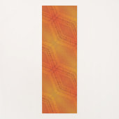 Annahme | Red Orange Yellow Shibori Muster Yogamatte (Vorderseite)