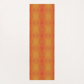 Annahme | Red Orange Yellow Shibori Muster Yogamatte (Rückseite)