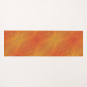 Annahme | Red Orange Yellow Shibori Muster Yogamatte (Vorderseite (Horizontal))