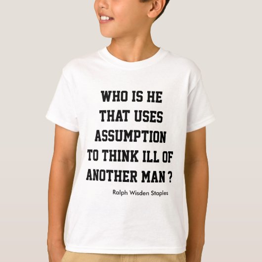 Annahme T-Shirt (Vorderseite)