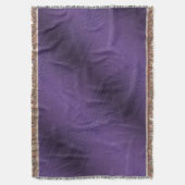 Annahme | Violet Eclectic Boho Pattern Decke (Vorderseite Vertikal)