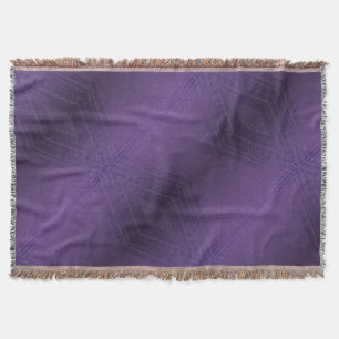 Annahme   Violet Eclectic Boho Pattern Decke