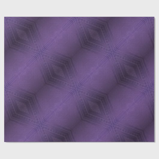 Annahme | Violet Eclectic Boho Pattern Geschenkpapier (Flach)