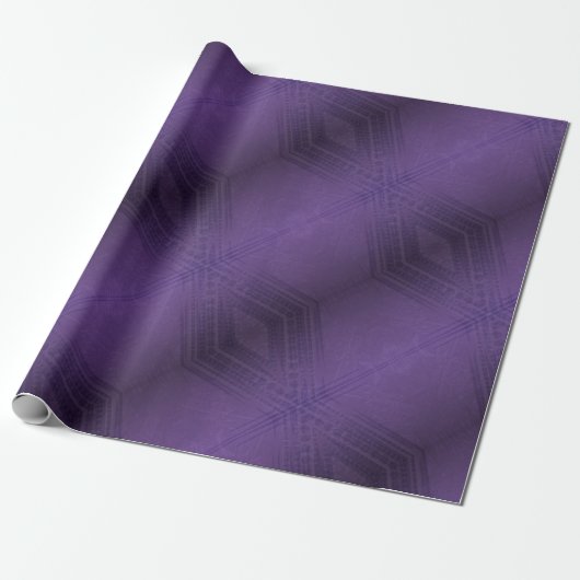 Annahme | Violet Eclectic Boho Pattern Geschenkpapier (Ungerollt)