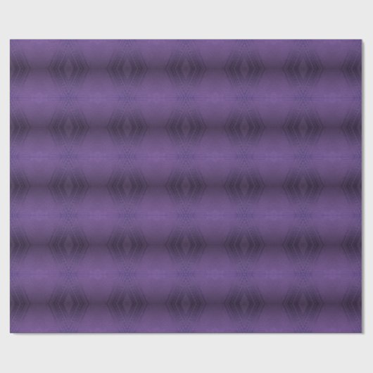 Annahme | Violet Eclectic Boho Pattern Geschenkpapier (Flach)