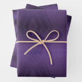 Annahme | Violet Eclectic Boho Pattern Geschenkpapier Set (Beispiel)