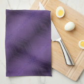 Annahme | Violet Eclectic Boho Pattern Geschirrtuch (Viertel Falte)