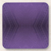 Annahme | Violet Eclectic Boho Pattern Getränkeuntersetzer (Vorderseite)