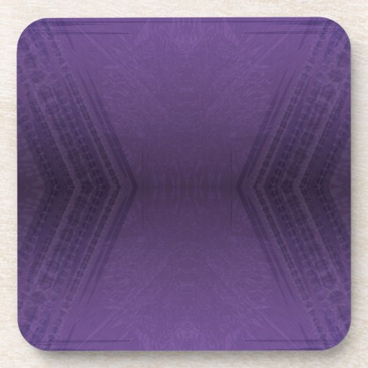 Annahme | Violet Eclectic Boho Pattern Getränkeuntersetzer (Vorderseite)